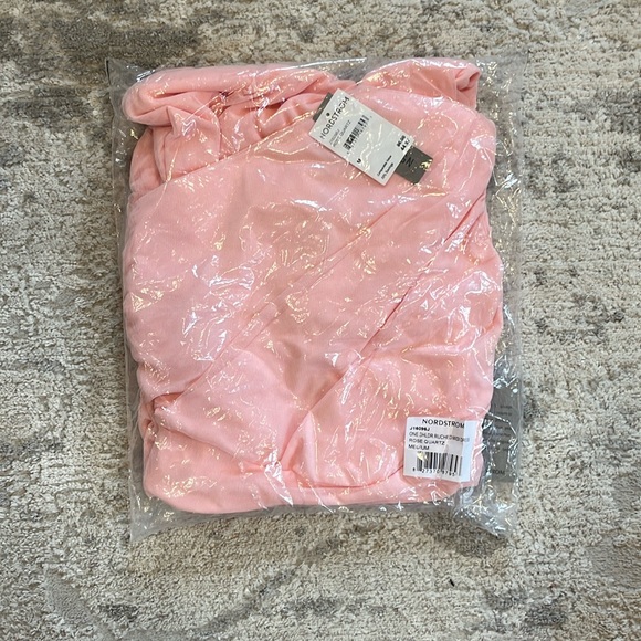 NWT Pink one shoulder dress size medium - Picture 2 of 4